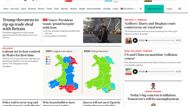 アクセル・シュプリンガーが英テレグラフを5億7500万ポンドで買収、英政府が承認 画像