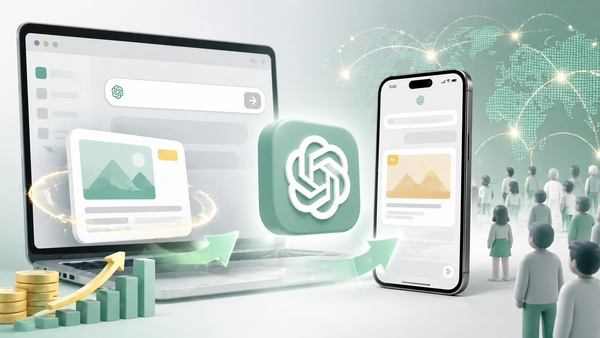 OpenAIがChatGPTの未ログインユーザーへ広告表示を拡大、最低出稿額も20万ドルから5万ドルに引き下げ 画像