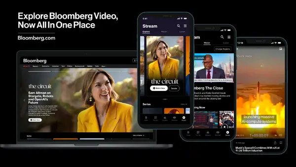 Bloomberg、AIでライブ動画広告にリアルタイム文脈ターゲティングを拡張 画像