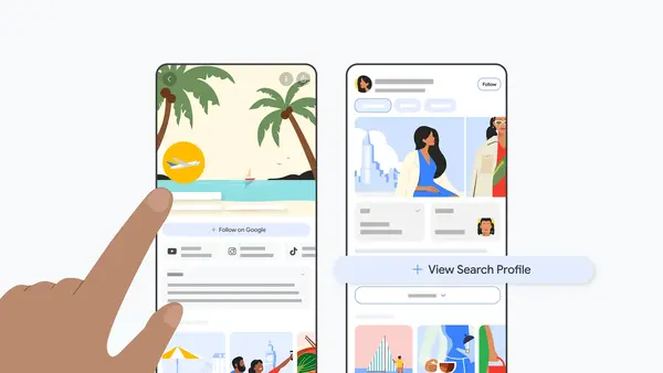 グーグル、メディア向け「Search profiles」を米国で開始——Discoverフォロー導線を提供、TikTok30万・YouTube10万フォロワーが条件 画像