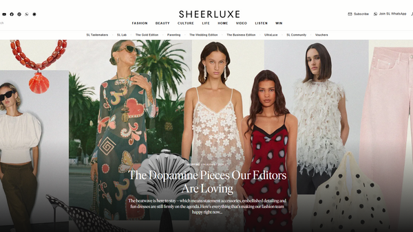 英Future plc、ファッション・ビューティー特化のSheerLuxeを買収　クリエイターエコノミーとの融合加速 画像
