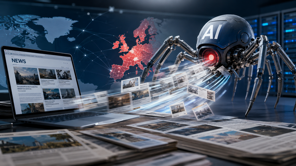 AIボットに狙われる欧州パブリッシャー、スクレイピングは北米の4倍・・・TollBitが2026年上半期レポート 画像