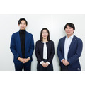 左から、産業・流通営業統括本部　第四営業本部 第一営業部 第一グループ　須貝玲哉氏、デジタルマーケティング推進部​​ 赤井希氏、産業・流通情報サービス第三事業部 サービス第二本部 第三システム部長　山田浩貴氏