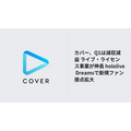 カバー、Q1は減収減益 ライブ・ライセンス事業が伸長 hololive Dreamsで新規ファン接点拡大