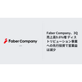Faber Company、3Q売上高9.6%増 ディストリビューション事業への先行投資で営業益は減少