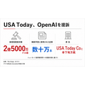 「USA Today」運営元など19媒体、OpenAIを著作権侵害で提訴　損害賠償2億5000万ドル超を請求