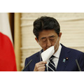 <p>5月25日の記者会見に望む安倍晋三首相 / Photo by Getty Images</p>