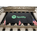 <p>NEW YORK, NY – APRIL 03: The Spotify banner hangs from the New York Stock Exchange (NYSE) on the morning that the music streaming service begins trading shares at the NYSE on April 3, 2018 in New York City.  Trading under the symbol SPOT, the Swedish company’s losses grew to 1.235 billion euros ($1.507 billion) last year, its largest ever.  (Photo by Spencer Platt/Getty Images)</p>