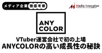 【メディア企業徹底考察 #55】VTuber「にじさんじ」を抱えるANYCOLORの成長性が高い理由