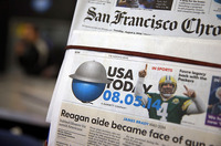 <p>ガネットが発行する米国を代表する新聞「USAトゥディ」 (Photo by Justin Sullivan/Getty Images)</p>
