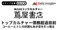 トップカルチャーは書籍販売が上向かず債務超過危機に【メディア企業徹底考察 #294】
