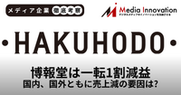 博報堂は増収予想から一転して1割もの減収、国内・海外ともに売上減の窮地【メディア企業徹底考察 #316】
