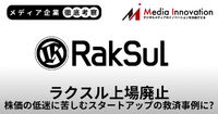 ラクスルの上場廃止は株価の低迷に苦しむスタートアップの救済事例に？【メディア企業徹底考察 #317】