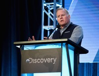 <p>PASADENA, CA – FEBRUARY 12: President and CEO, Discovery David Zaslav speaks onstage during the Discovery, Inc. portion of the Discovery Communications Winter 2019 TCA Tour at the Langham Hotel on February 12, 2019 in Pasadena, California. (Photo by Amanda Edwards/Getty Images for Discovery)</p>