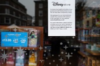 <p>YORK, ENGLAND – MARCH 18: A sign in the Disney shop in York informs customers of closures as the UK adjusts to life under the Coronavirus pandemic on March 18, 2020 in York, England. Coronavirus (Covid-19) has spread to over 156 countries in a matter of weeks, claiming over 6,500 lives and infecting over 200,000. There are currently 1,950 diagnosed cases in the UK, with the death toll over 70. (Photo by Ian Forsyth/Getty Images)</p>