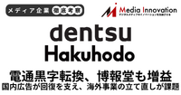 電通黒字転換、博報堂2桁増益で大手広告代理店の復調鮮明に【メディア企業徹底考察 #324】