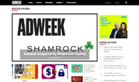 <p>Shamrock Capitalによる買収を伝えるAdweek</p>