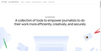 グーグルがジャーナリスト向けに２つのツールを含むJournalist Studioを発表