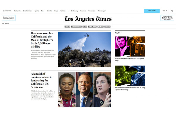 「ロサンゼルス・タイムズ」ペンスキー・メディアが買収か、エンタメ関連のメディア帝国 画像