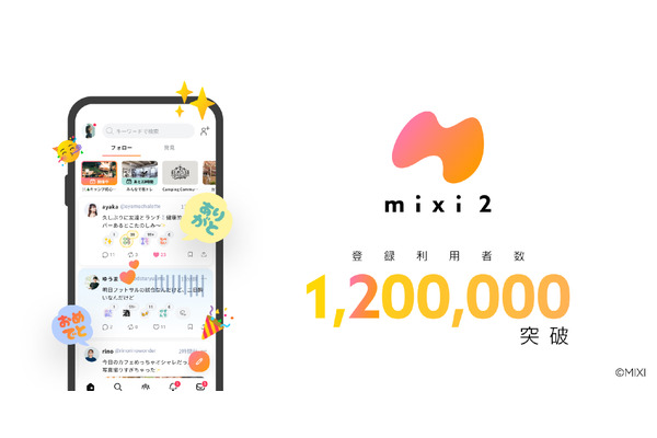 MIXIの新SNS「mixi2」、リリースから1週間で登録者数120万人突破