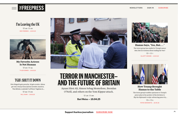 パラマウント・スカイダンス、CBSニュース編集長に買収した「Free Press」のバリ・ワイス氏を起用へ
