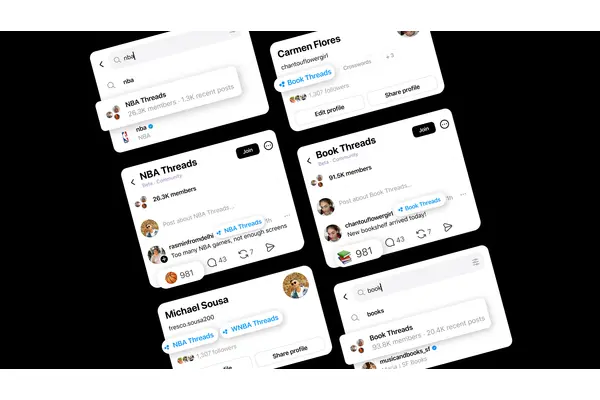 メタ、Threadsに「コミュニティ機能」を導入　テーマ別の交流促進を狙う