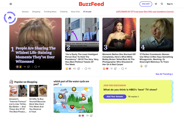 バズフィード、減収・赤字転落でも「ダイレクト訪問」が主力に　GenZとの関係強化で立て直し図る