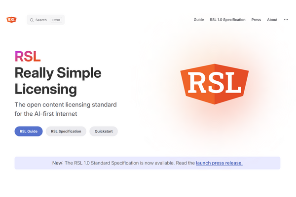 AI時代のコンテンツ利用ルールを再定義する新標準「Really Simple Licensing 1.0」が正式公開