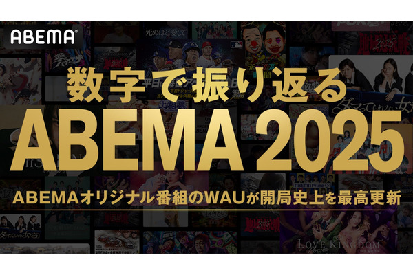 ABEMA、開局以来最高の週間視聴者数を記録 オリジナル作品が前年比2倍に