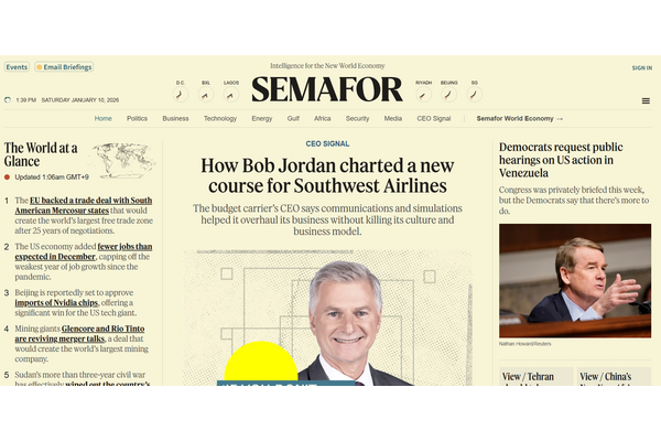 グローバルなニュースブランドを目指すセマフォー、3年で黒字化達成し新たに3000万ドルを調達