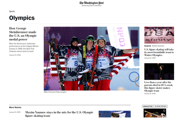 「ワシントン・ポスト」冬季オリンピック現地取材を断念　経営危機が深刻化か