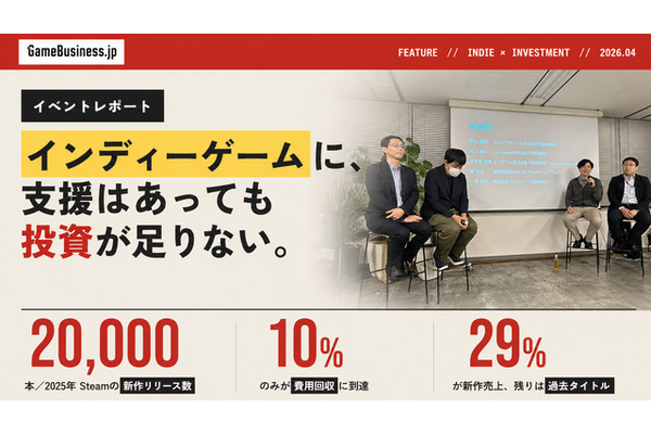 日本のインディーゲームには支援があっても投資が足りない。高まる期待と厳しさ増す市場環境をどのように乗り越えるか？