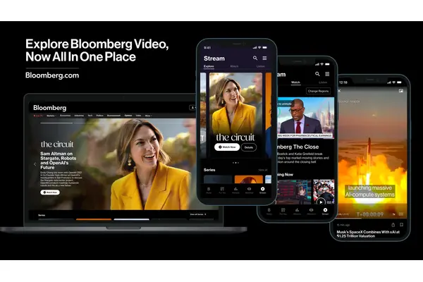 Bloomberg、AIでライブ動画広告にリアルタイム文脈ターゲティングを拡張 画像