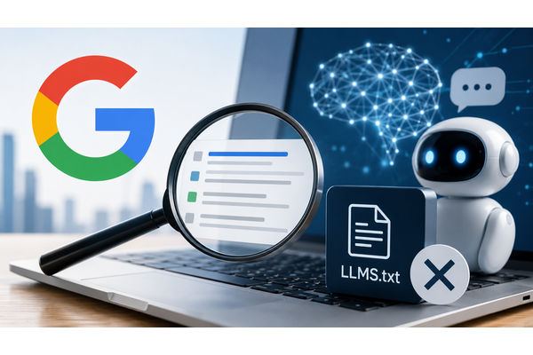 Google、LLMS.txtは検索順位に影響しないと明記　AI検索でも従来SEOが基本に 画像
