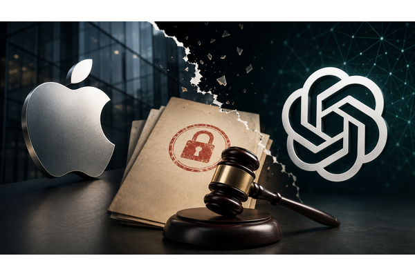 アップルがOpenAIを営業秘密窃取で提訴、組織的な犯行と断定