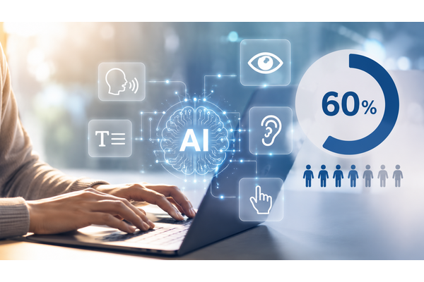 AIがアクセシビリティを前進させる可能性、調査で6割が「基準理解が向上」と回答 画像