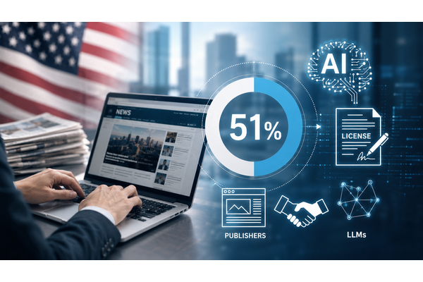 IAB調査、米パブリッシャーの51%がAI/LLMライセンス契約を締結