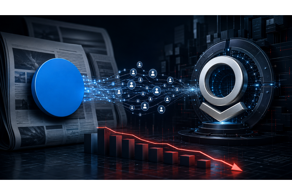 USA TODAYがパランティアと提携しファーストパーティデータ活用を強化、Q2売上は前年比8.3%減の5.36億ドル