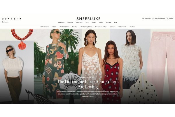 英Future plc、ファッション・ビューティー特化のSheerLuxeを買収　クリエイターエコノミーとの融合加速 画像