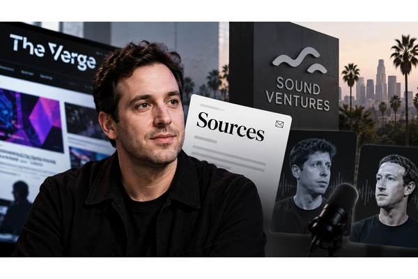 テック記者アレックス・ヒース氏がVC「Sound Ventures」のパートナーに、ニュースレター「Sources」は独立運営を継続