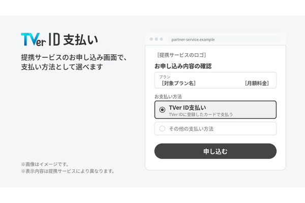 TVer、TVer IDで他社サービス決済できる新機能　第1弾はFODと提携 画像