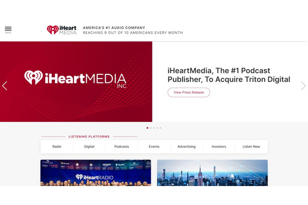 米iHeartMedia、世界初のポッドキャストの広告マーケットプレイスを提供開始 画像