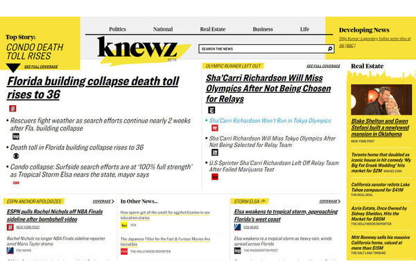 ニューズ・コーポレーション、独自のニュース集約サービス「Knewz」を閉鎖・・・路線変更も影響か