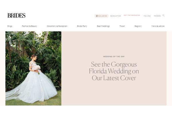 ドットダッシュが、コンデナストから結婚情報誌「Brides」を買収・・・紙から撤退しデジタルシフト 画像