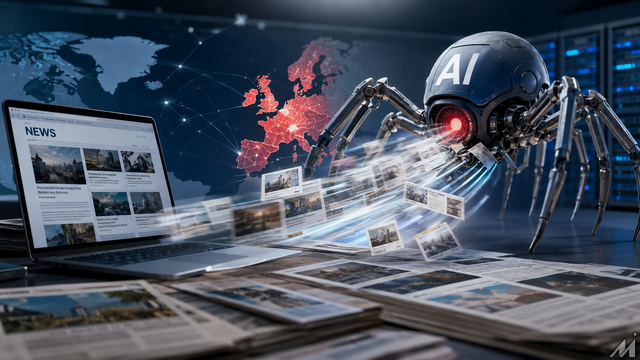 AIボットに狙われる欧州パブリッシャー、スクレイピングは北米の4倍・・・TollBitが2026年上半期レポート